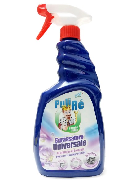 puli re sgrassatore universale spray - 750ml - al profumo di lavanda: tuttocasashop.it: pulizia e cura della casa
