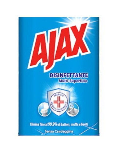 ajax pavimenti detergente liquido - 1250ml - disinfettante: tuttocasashop.it: pulizia e cura della casa