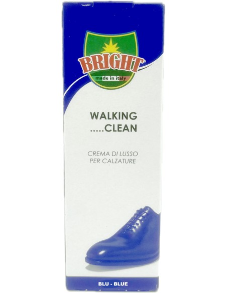 bright lucido per scarpe in crema - tubo da 50ml - blu - blue: tuttocasashop.it: prodotti per bucato e tessuti