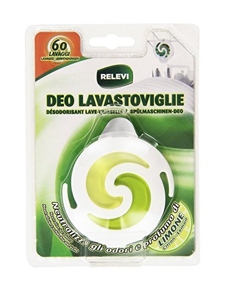 deodorante per lavastoviglie al limone - 60 lavaggi - 6ml: tuttocasashop.it: pulizia e cura della casa