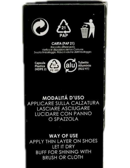 bright lucido per scarpe in crema - tubo da 50ml - blu - blue: tuttocasashop.it: prodotti per bucato e tessuti