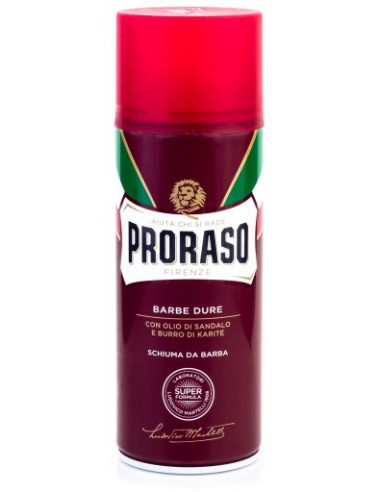 proraso schiuma da barba - 400ml - barbe dure - emolliente e lenitiva: tuttocasashop.it: igiene e cura della persona