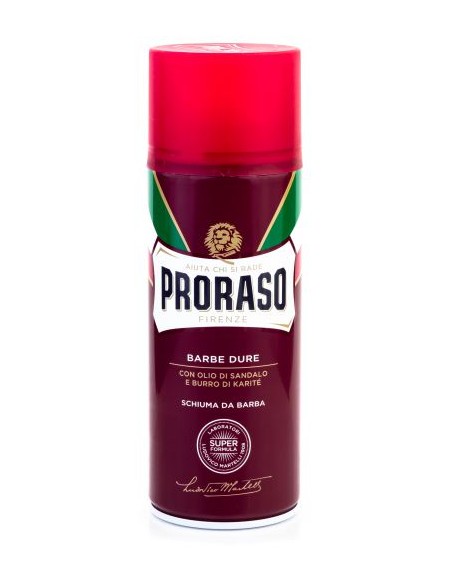 proraso schiuma da barba - 400ml - barbe dure - emolliente e lenitiva: tuttocasashop.it: igiene e cura della persona
