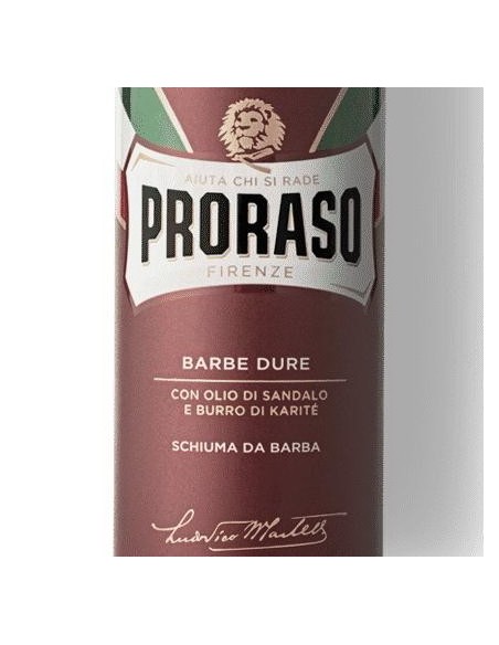 proraso schiuma da barba - 400ml - barbe dure - emolliente e lenitiva: tuttocasashop.it: igiene e cura della persona