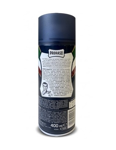 proraso schiuma da barba - 300ml - protettiva - con aloe e vitamina e: tuttocasashop.it: igiene e cura della persona