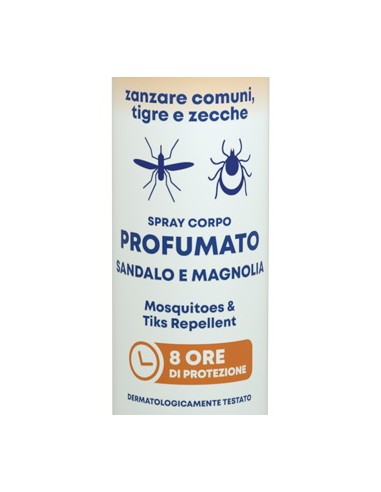 zig zag insetti-via antipuntura zanzare e zecche 100ml - sandalo e magnolia: tuttocasashop.it: igiene e cura della persona