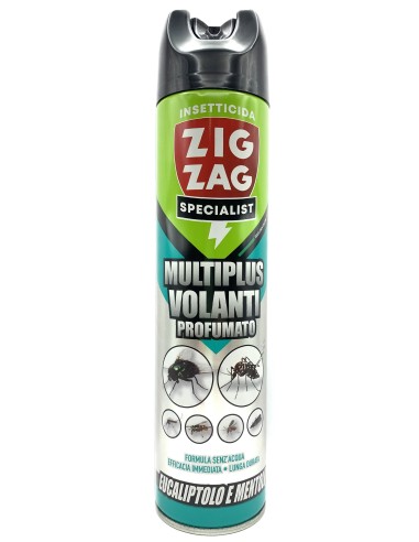 zig zag specialist multiplus volanti profumato 600ml - eucaliptolo e mentolo: tuttocasashop.it: pulizia e cura della casa