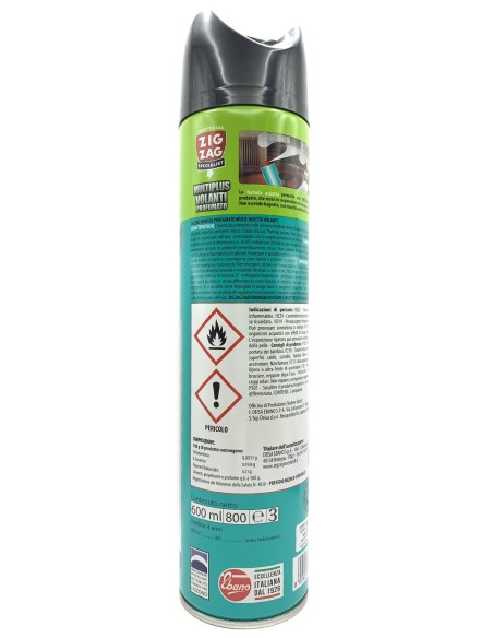 zig zag specialist multiplus volanti profumato 600ml - eucaliptolo e mentolo: tuttocasashop.it: pulizia e cura della casa