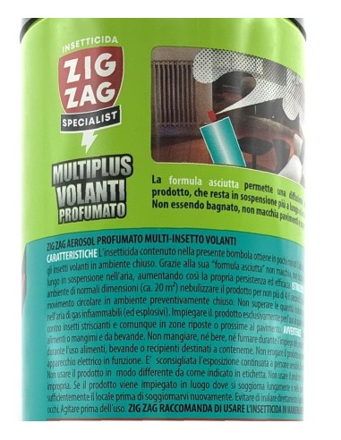 zig zag specialist multiplus volanti profumato 600ml - eucaliptolo e mentolo: tuttocasashop.it: pulizia e cura della casa
