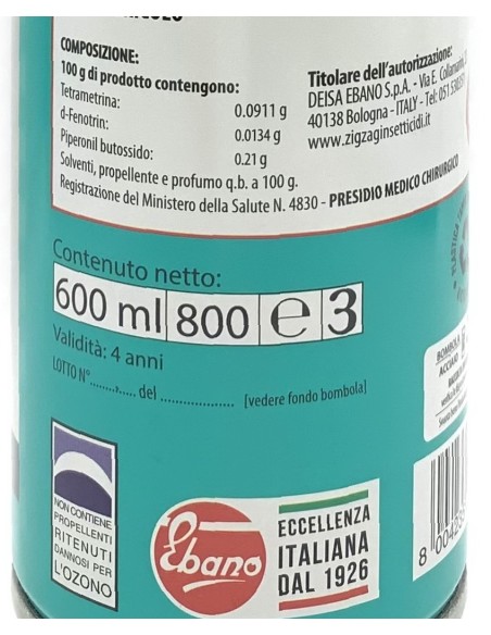 zig zag specialist multiplus volanti profumato 600ml - eucaliptolo e mentolo: tuttocasashop.it: pulizia e cura della casa