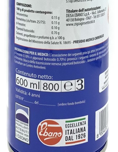 zig zag specialist multiplus striscianti 600ml - blatticida - lunga durata: tuttocasashop.it: pulizia e cura della casa