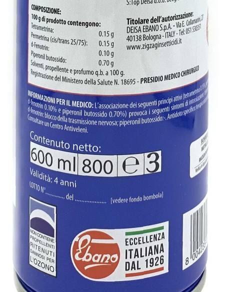 zig zag specialist multiplus striscianti 600ml - blatticida - lunga durata: tuttocasashop.it: pulizia e cura della casa