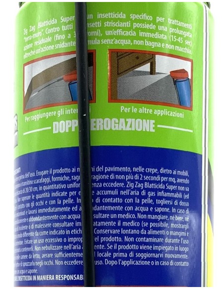 zig zag specialist multiplus striscianti 600ml - blatticida - lunga durata: tuttocasashop.it: pulizia e cura della casa