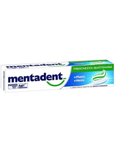 mentadent dentifricio - 100ml - freschezza quotidiana - fluoro - menta: tuttocasashop.it: igiene e cura della persona