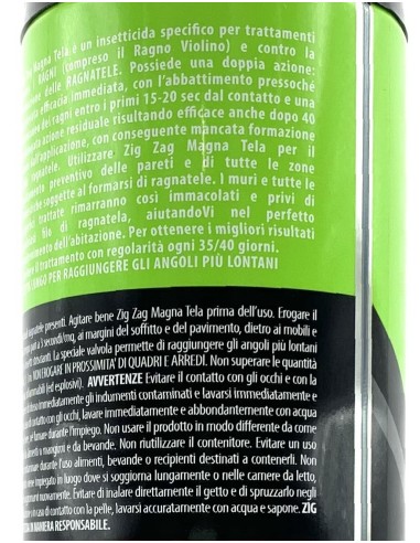 zig zag specialist magna tela - ragni e ragnatele - 600ml: tuttocasashop.it: pulizia e cura della casa