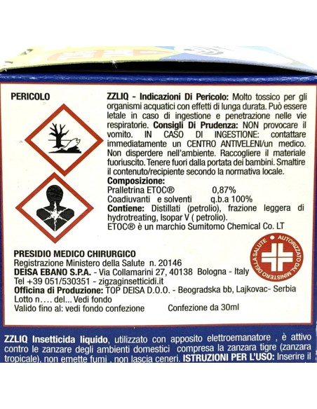 zig zag diffusore elettrico zanzaricida - con ricarica liquida 45 notti: tuttocasashop.it: pulizia e cura della casa
