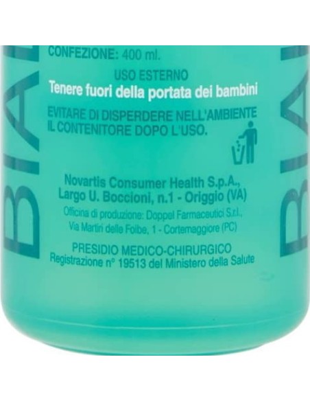 bialcol due disinfettante per cute e detersione ferite - 400ml - battericida: tuttocasashop.it: igiene e cura della persona