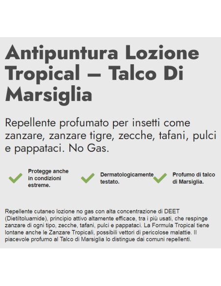 zig zag insetti-via tropical antizanzare e zecche vapo 100ml talco marsiglia: tuttocasashop.it: igiene e cura della persona