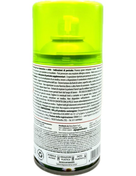 zig zag piretro plus per diffusori automatici 250ml - mosche e zanzare: tuttocasashop.it: pulizia e cura della casa