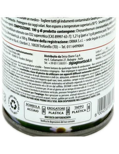 zig zag piretro plus per diffusori automatici 250ml - mosche e zanzare: tuttocasashop.it: pulizia e cura della casa