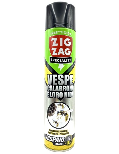 zig zag vespaio power insetticida vespe calabroni e loro nidi - 600ml: tuttocasashop.it: pulizia e cura della casa