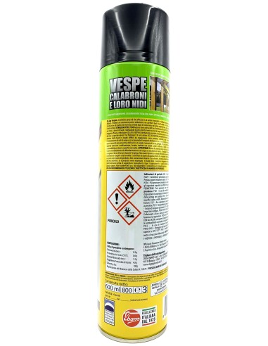 zig zag vespaio power insetticida vespe calabroni e loro nidi - 600ml: tuttocasashop.it: pulizia e cura della casa