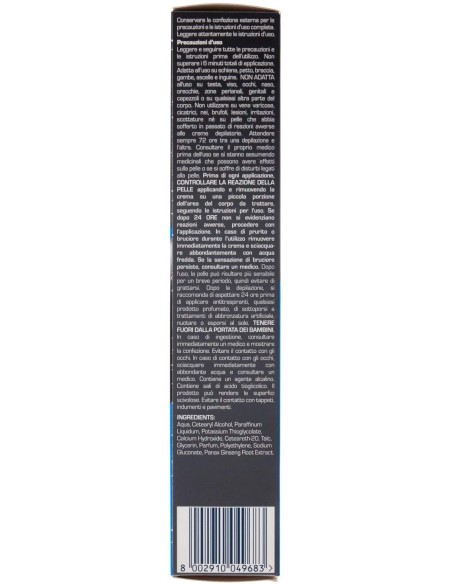 Veet Men Crema Depilatoria Uomo 200 ml Pelli Sensibili