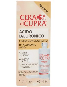 Cera di Cupra Siero Viso Acido Ialuronico 30 ml