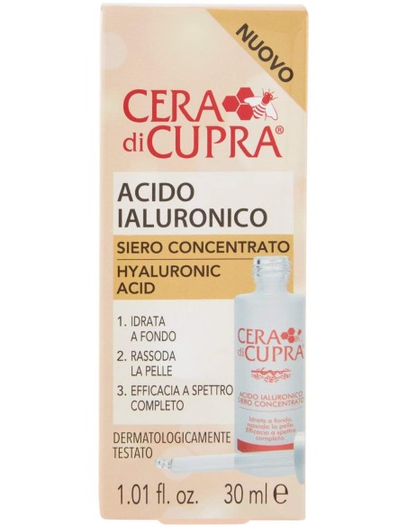 Cera di Cupra Siero Viso Acido Ialuronico 30 ml