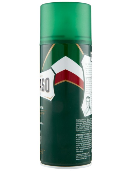 proraso schiuma da barba 400ml - rinfrescante tonificante eucalipto mentolo: tuttocasashop.it: igiene e cura della persona