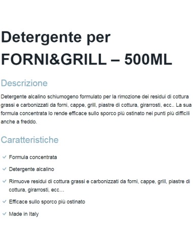 dual power forni&grill detergente spray - 500ml: tuttocasashop.it: pulizia e cura della casa