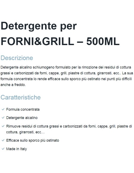 dual power forni&grill detergente spray - 500ml: tuttocasashop.it: pulizia e cura della casa