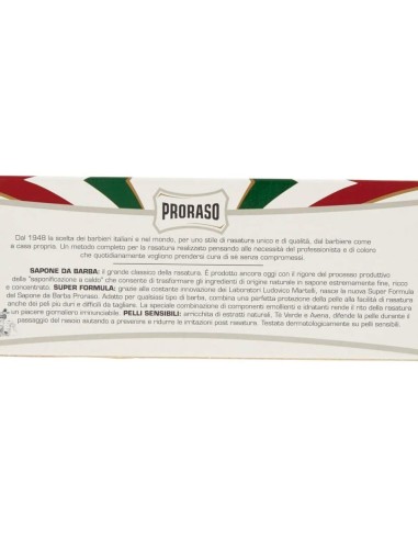 Proraso Sapone da Barba Pelli Sensibili 150 ml Tubo