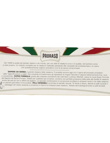 Proraso Sapone da Barba Pelli Sensibili 150 ml Tubo