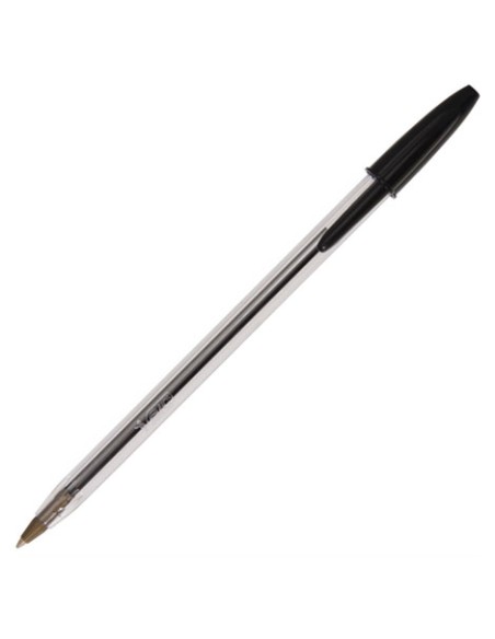 bic cristal medium penna a sfera - tratto 1mm - black - nera: tuttocasashop.it: altro - bazar