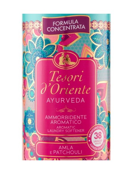 tesori d'oriente ammorbidente - 38 lavaggi 760ml - ayurveda: tuttocasashop.it: prodotti per bucato e tessuti