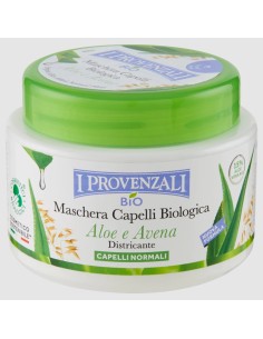 i provenzali bio' maschera capelli biologica - 200ml - aloe vera e avena: tuttocasashop.it: igiene e cura della persona