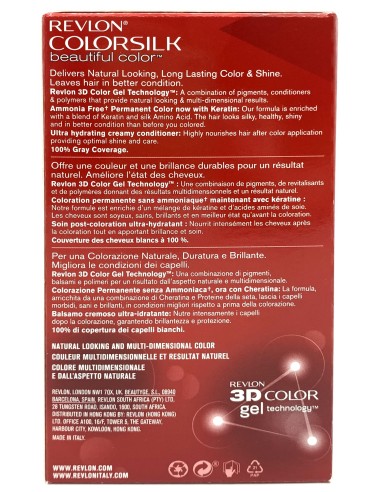revlon colorsilk beautiful color - 20 - castano nero: tuttocasashop.it: igiene e cura della persona