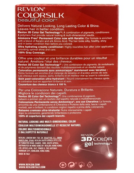 revlon colorsilk beautiful color - 20 - castano nero: tuttocasashop.it: igiene e cura della persona