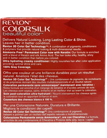 revlon colorsilk beautiful color - 20 - castano nero: tuttocasashop.it: igiene e cura della persona