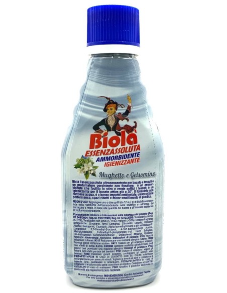 biola' essenzassoluta ammorbidente igienizzante - 300ml - mughetto&gelsomino: tuttocasashop.it: prodotti per bucato e tessuti