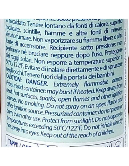 nidra deodorante spray - 150ml - fresh con proteine del latte e bio aloe: tuttocasashop.it: igiene e cura della persona