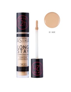 astra long stay concealer - correttore lunga tenuta - spf15 - 02n - nude: tuttocasashop.it: igiene e cura della persona