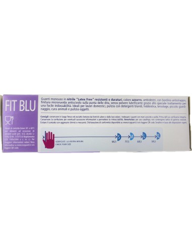tulip 100 guanti monouso in nitrile blu non talcati - taglia l grande: tuttocasashop.it: pulizia e cura della casa