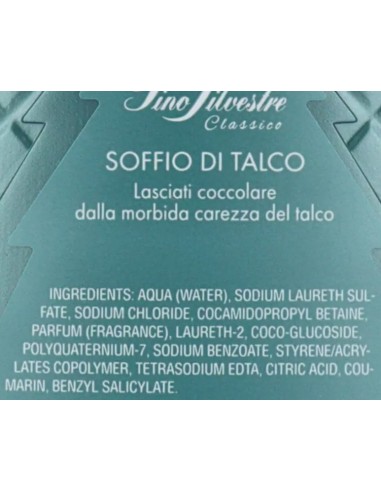 pino silvestre doccia e shampoo 2in1 - 400ml - soffio di talco: tuttocasashop.it: igiene e cura della persona