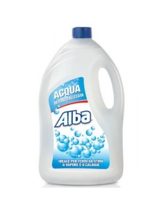 alba acqua demineralizzata 4l - per ferri da stiro, caldaie, batterie auto: tuttocasashop.it: prodotti per bucato e tessuti