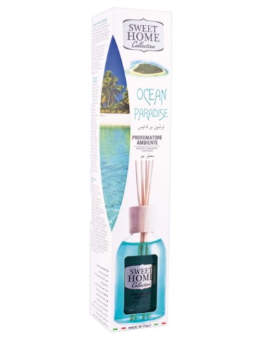suarez sweet home diffusore essenza 100ml con bastoncini - oceano paradise: tuttocasashop.it: pulizia e cura della casa