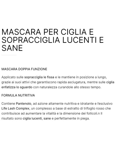 astra zen routine fixing mascara - ciglia e sopracciglia - 11ml: tuttocasashop.it: igiene e cura della persona
