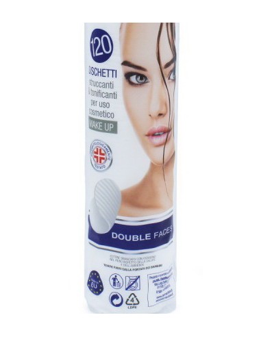dermacotone dischetti levatrucco rotondi in cotone - 120 pezzi: tuttocasashop.it: igiene e cura della persona