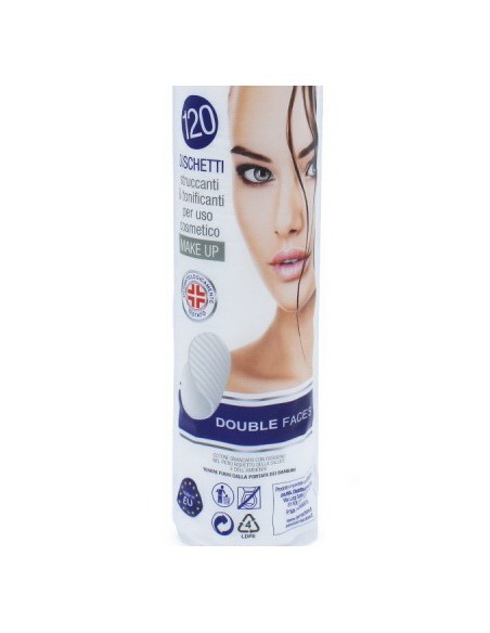 dermacotone dischetti levatrucco rotondi in cotone - 120 pezzi: tuttocasashop.it: igiene e cura della persona